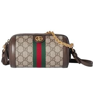 GUCCI Ophidia Mini shoulder bag Chain and Leather Strap NWT